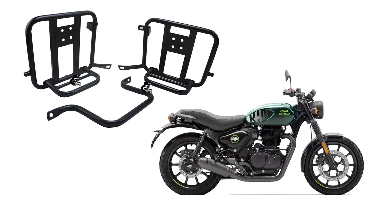 Black Saddle Stay Pair Right & Left Side Fit for Royal Enfield Hunter 350