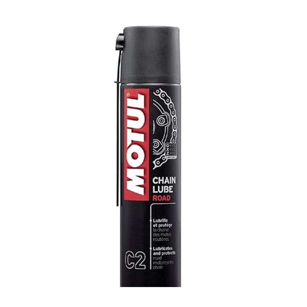 Motul C2 Chain Lube For All Bikes (400 Ml)  Maximum Protection Against Wear & Corrosion Smooth & Durable Lubrication Weather-Resistant Performance Compatible with All Chain Types