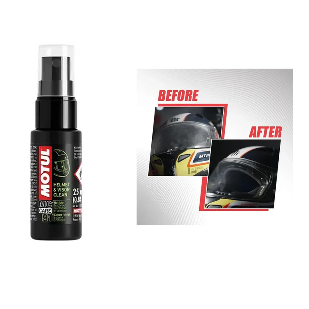 Motul M1 MHelmet & Visor Clean Spray 100ml Suitable for All Helmets