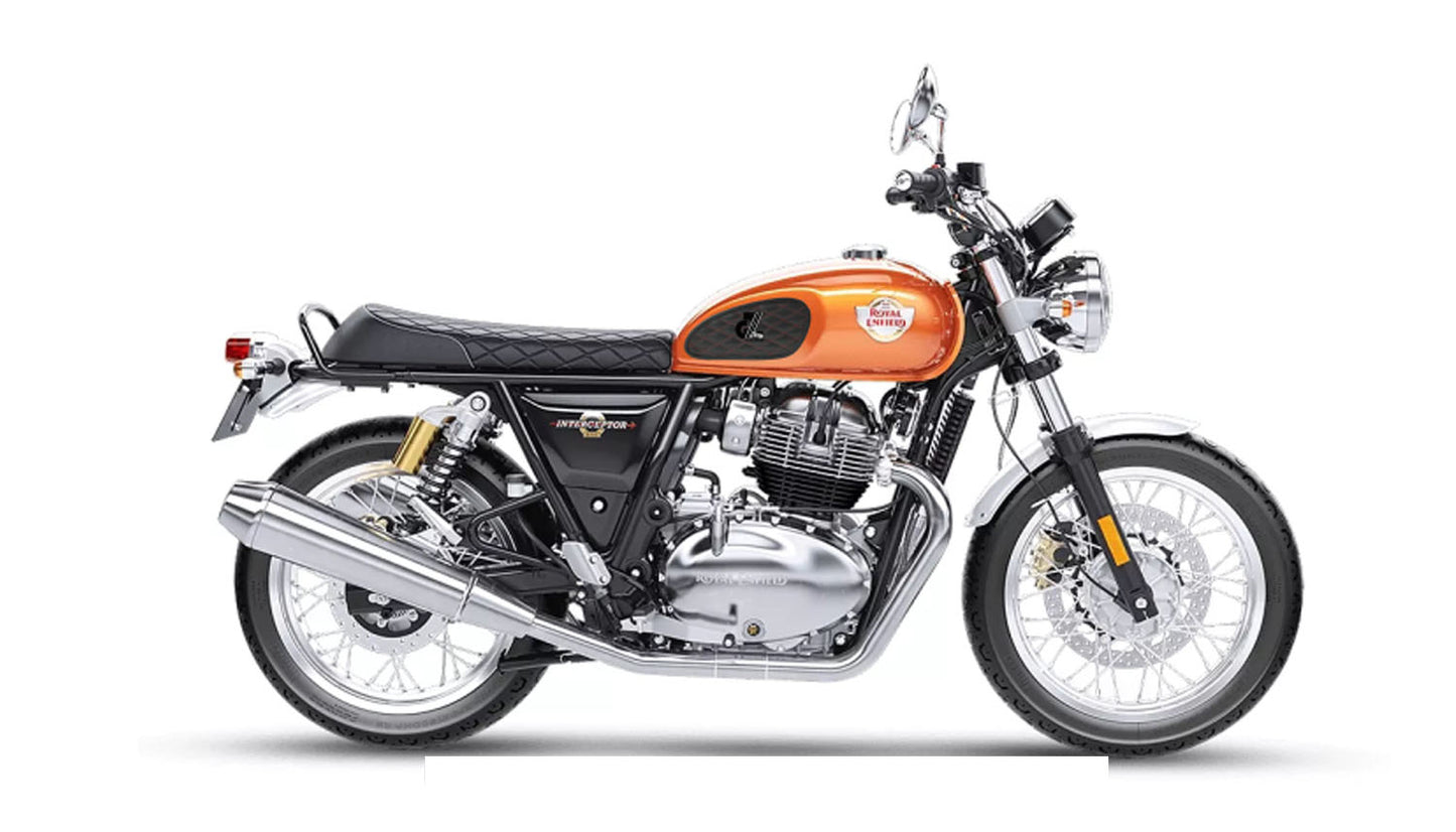 Leather Dimand Black Tank Pad with Red Thread Genuine Leather for Royal Enfield Interceptor 650