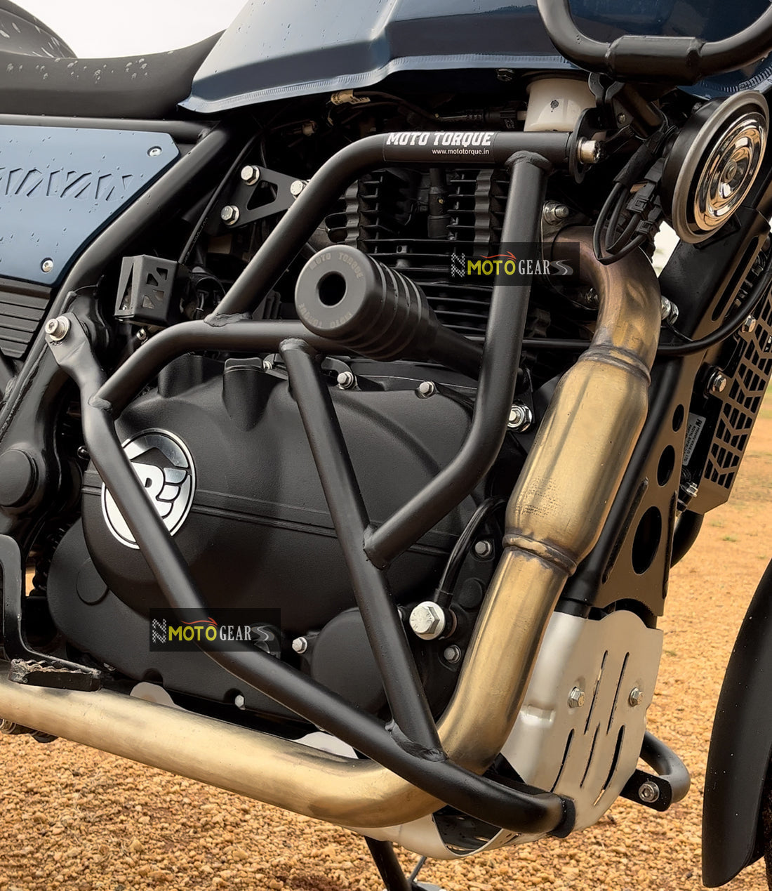 MOTO TORQUE GUARDIAN CRASH GUARD FOR HIMALAYAN 411 BS3, BS4 & BS6