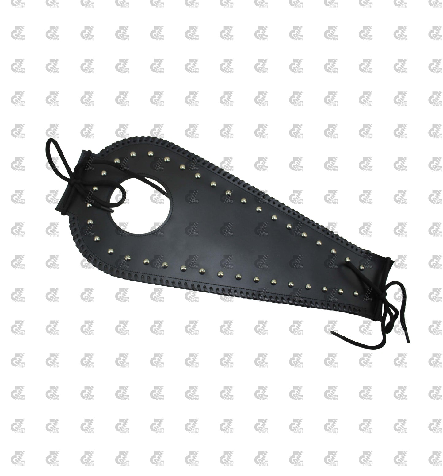Leather Tank Strap Bag Black for Royal Enfield Super Meteor 650