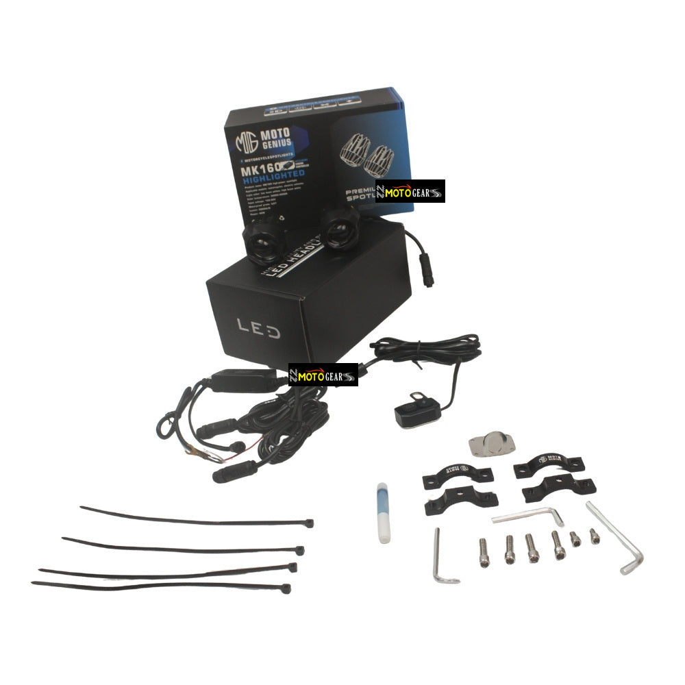 FOG LIGHT MK160 HIGH POWER SOPTLIGHT FOR UNIVERSAL MOTORCYCLE