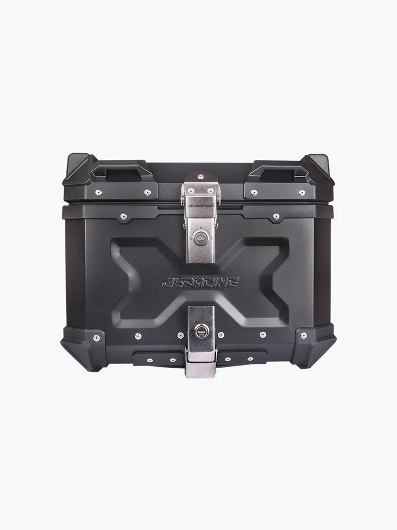 Jb Racing Top Box 45L Black Premium With Back Rest Pad For All Motercycle