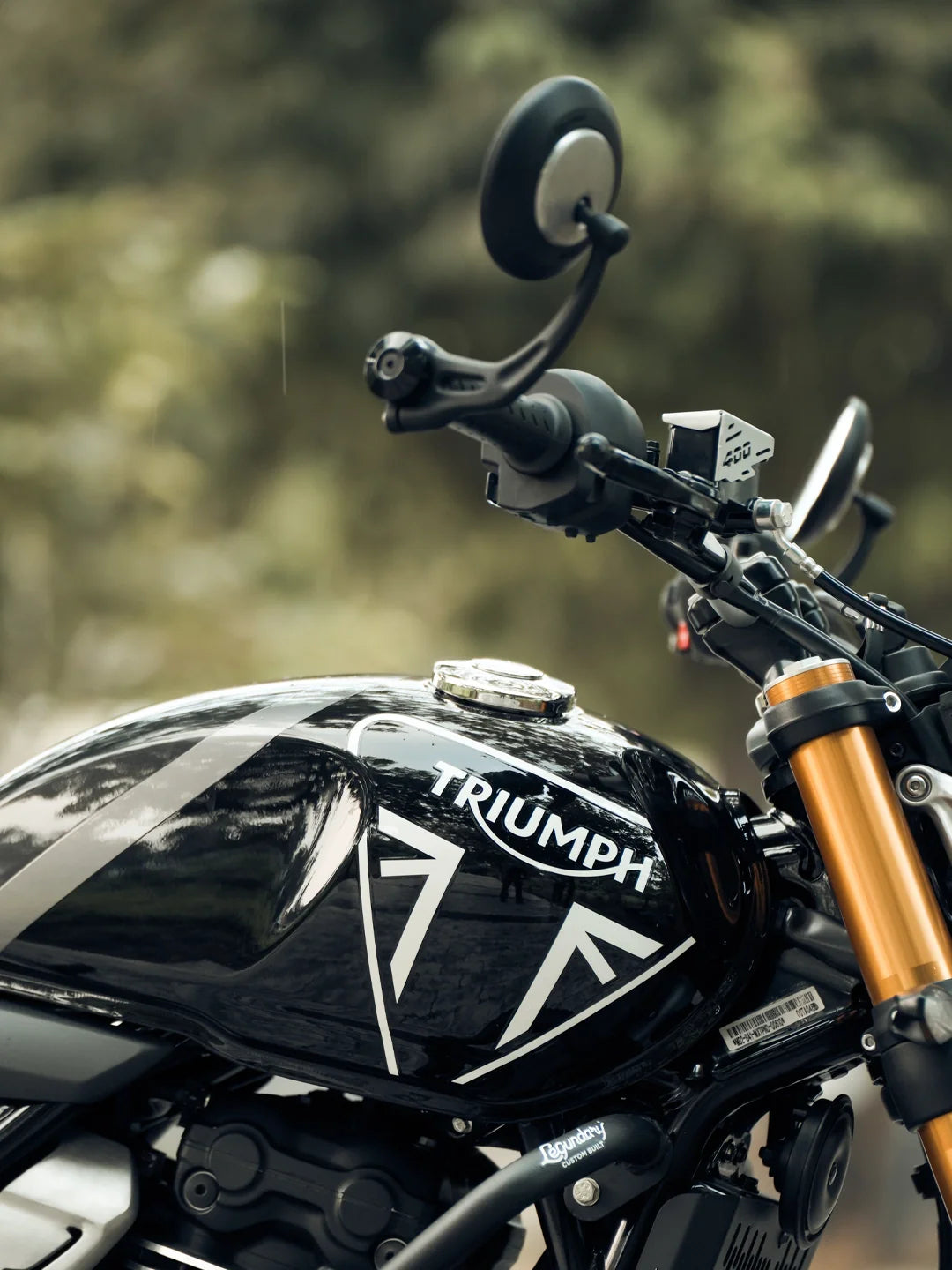 Legundary Triumph Speed 400 And Scrambler 400 X Tricorn Front Oil Cap