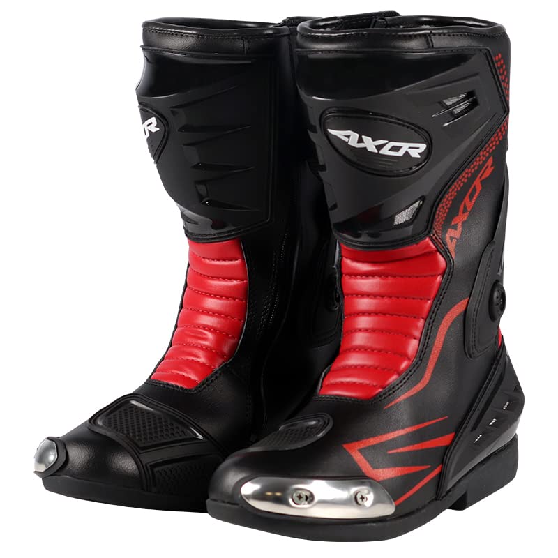 Axor Slipstream Riding Boot Black Red UK 13