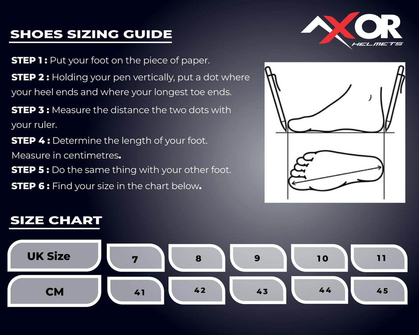 Axor Slipstream Riding Boot Black Blue (UK9)