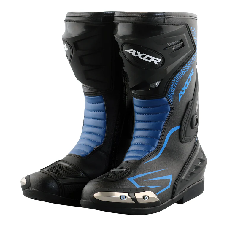 Axor Slipstream Riding Boot Black Blue (UK9)