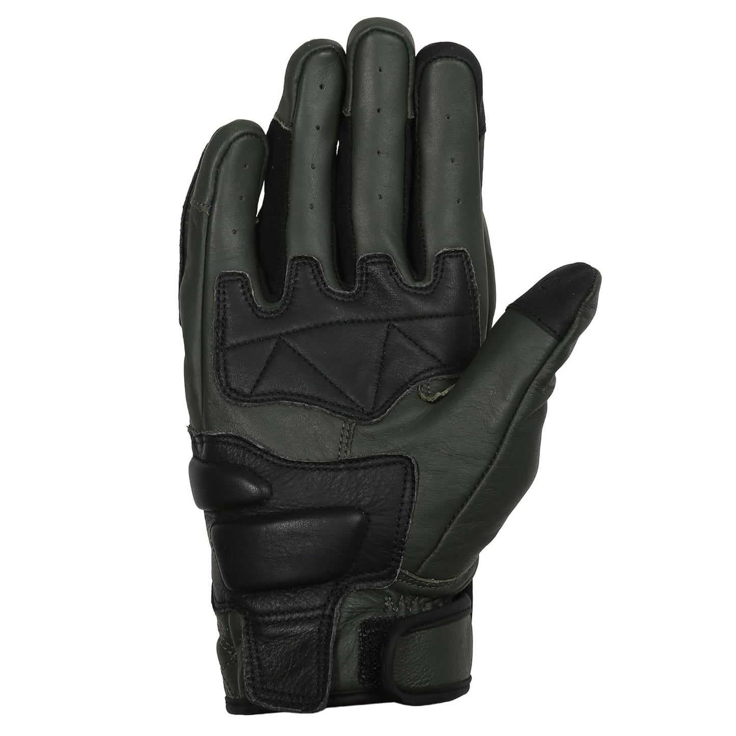 ROYAL ENFIELD BRAVADO GLOVES OLIVE & BLACK