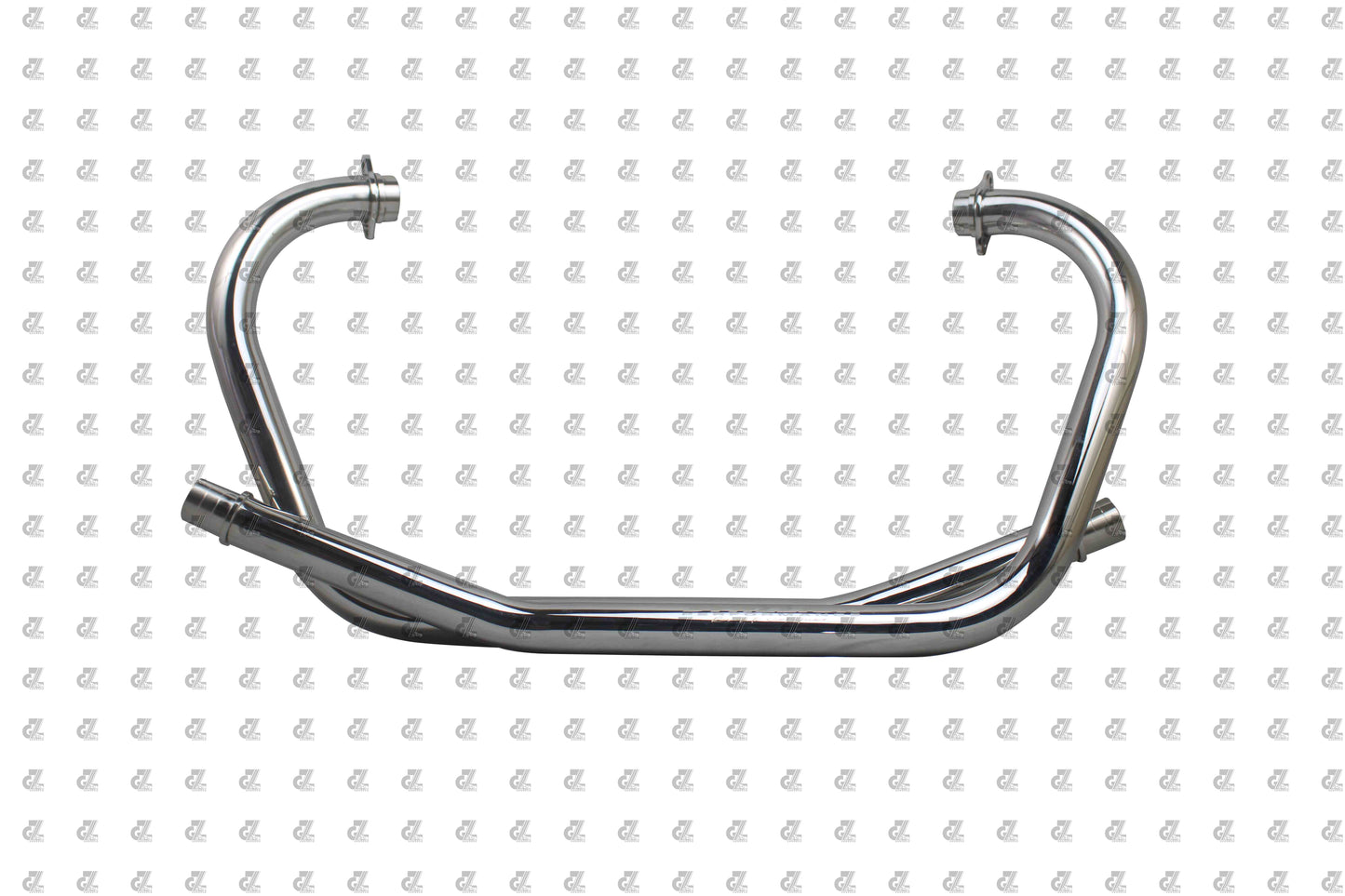 SILVER STALLION PERFORMANCE BEND PIPES SILVER FOR ROYAL ENFIELD INTERCEPTOR / GT 650