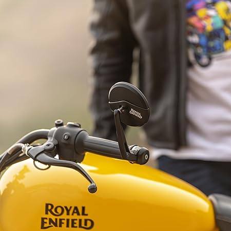 Royal Enfield Black Bar End Mirrors