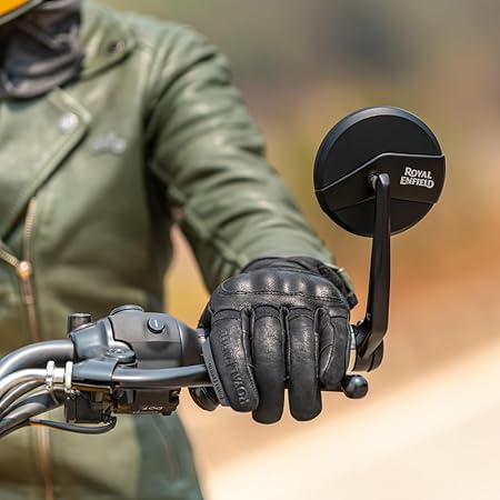 Royal Enfield Black Bar End Mirrors