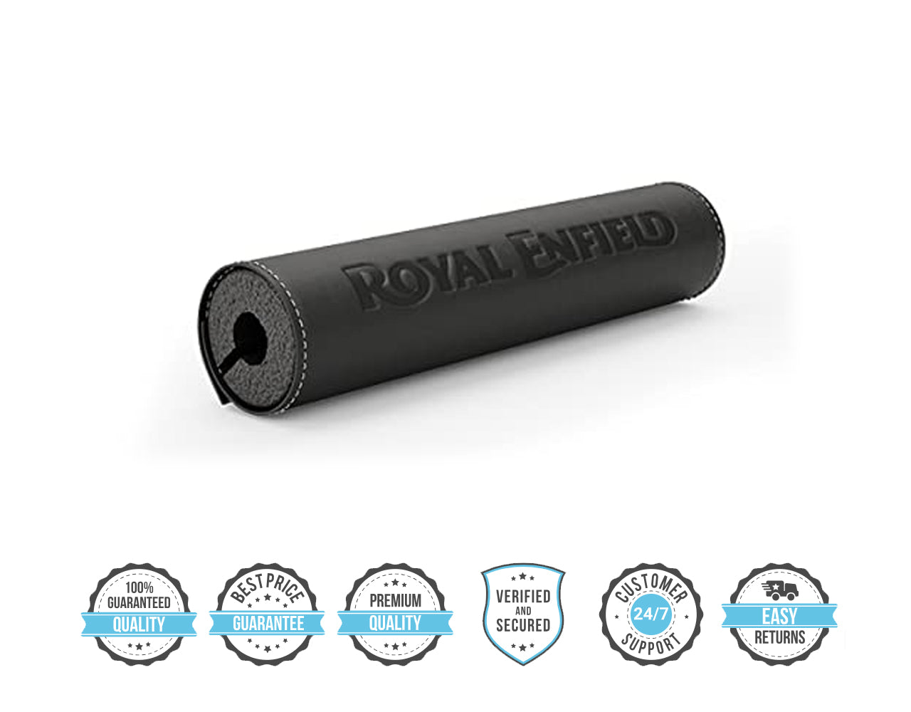 Royal Enfield Black Handlebar Brace Pad For Interceptor 650
