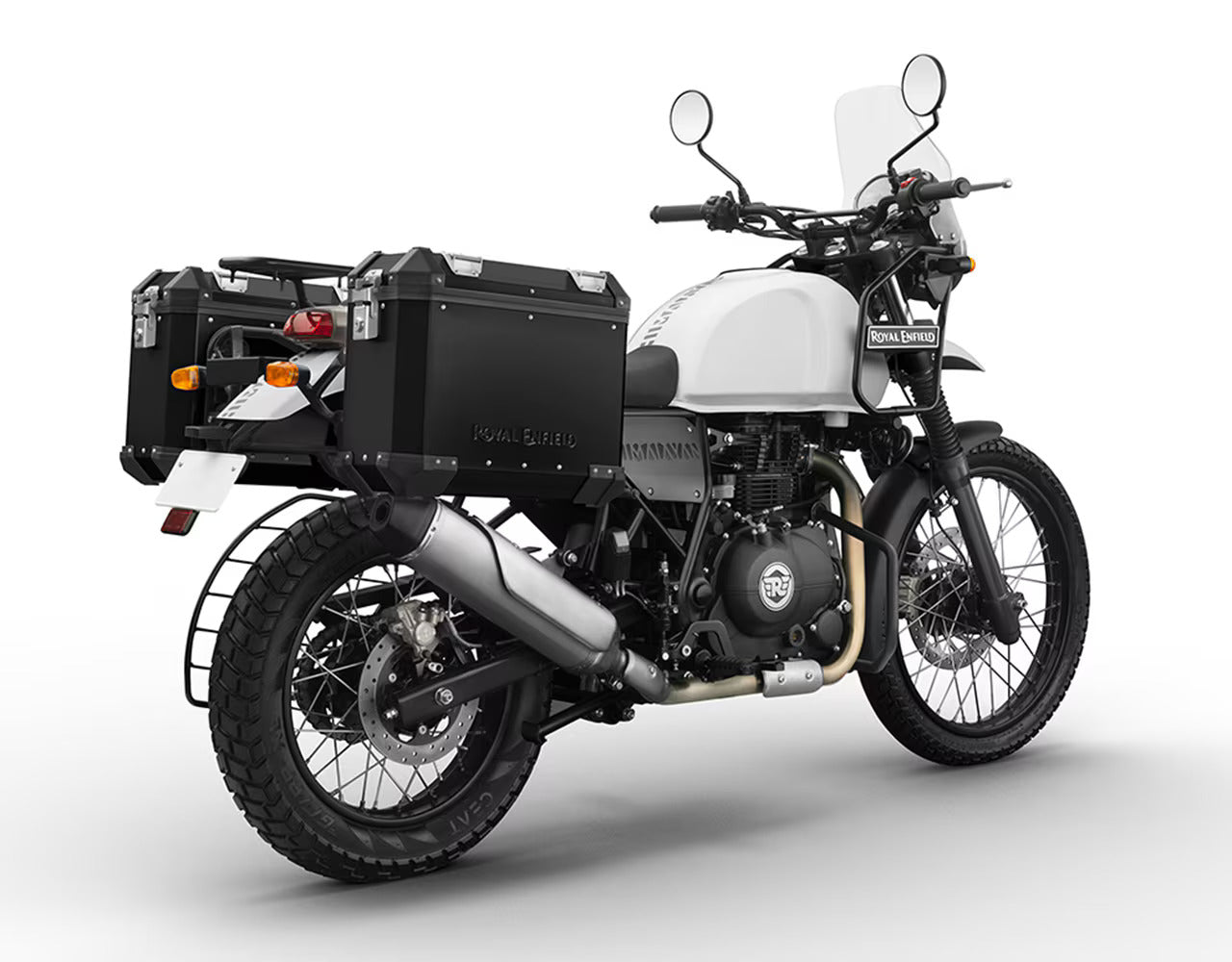 Royal Enfield Black Adventure Panniers
