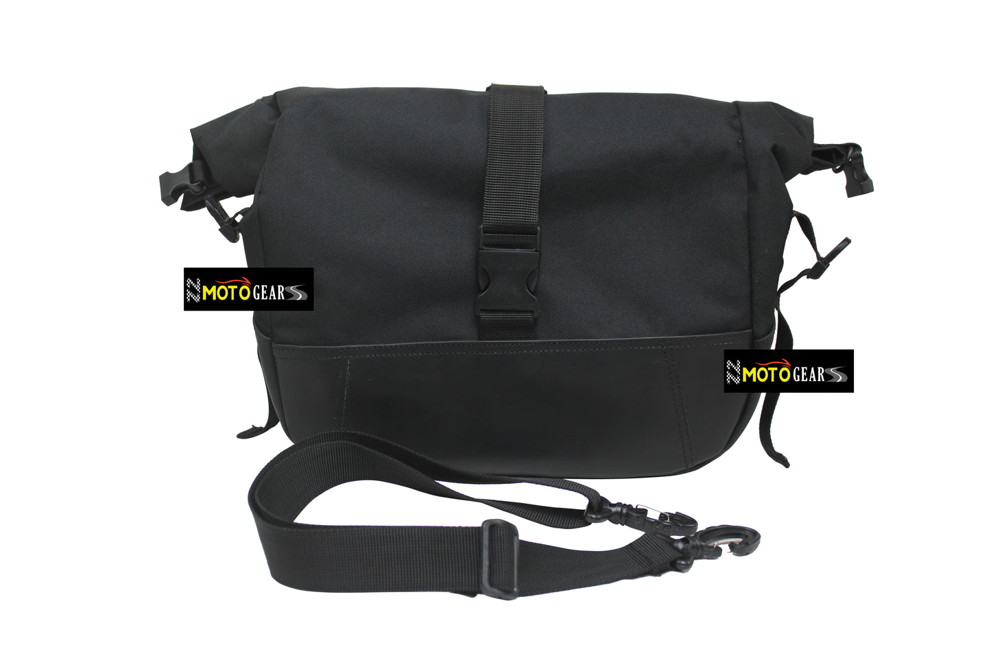 Black Soft Panniers Bags Pair With Soft Pannier Rail Pair Compatible With Royal Enfield Bear 650