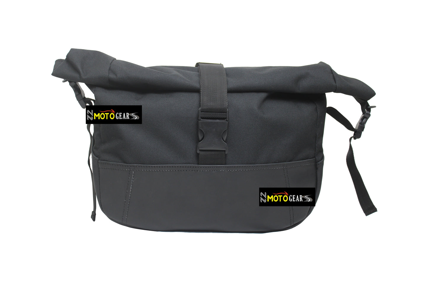 Black Soft Panniers Bags Pair With Soft Pannier Rail Pair Compatible With Royal Enfield Bear 650