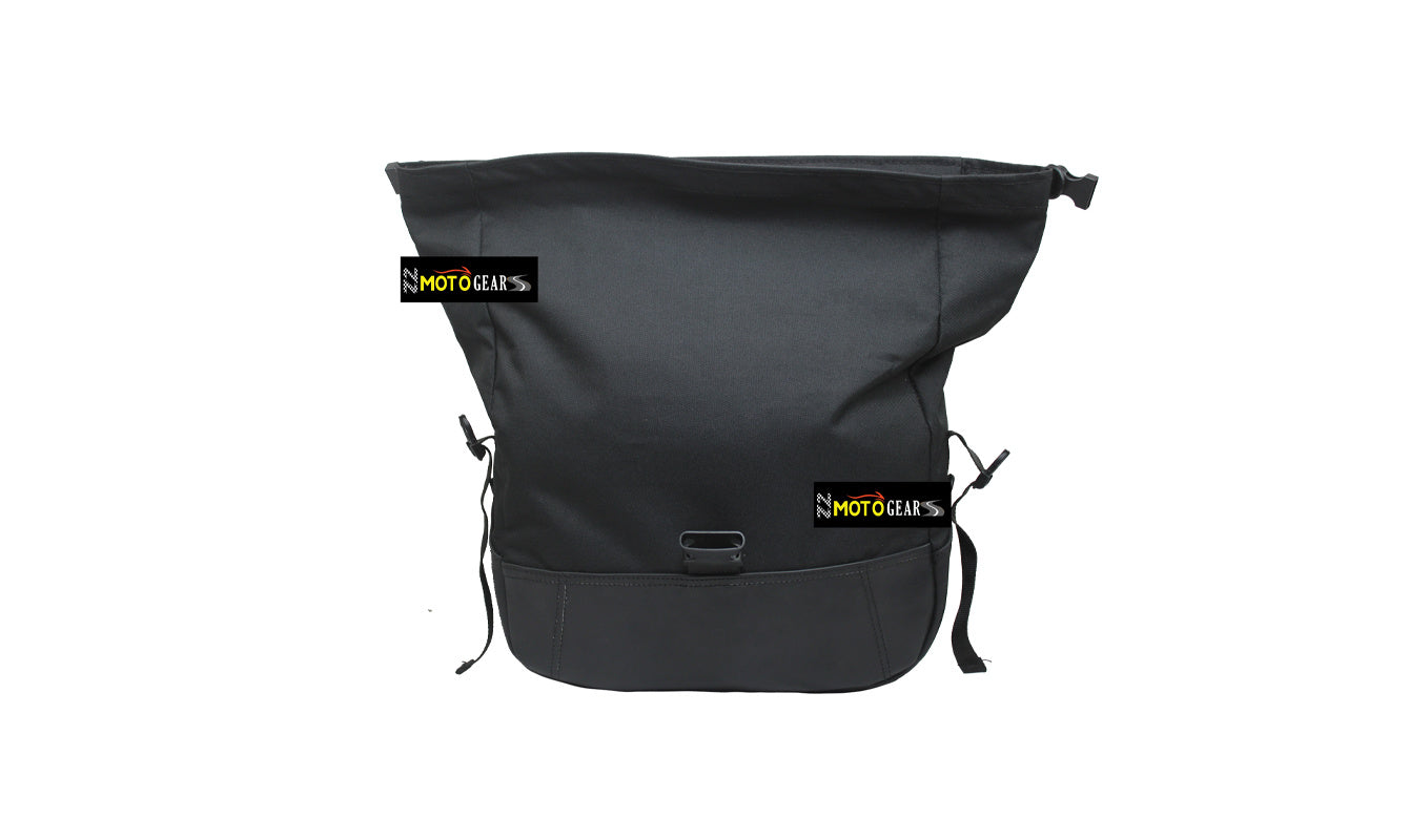 Black Soft Panniers Bags Pair Compatible With Royal Enfield Bear 650
