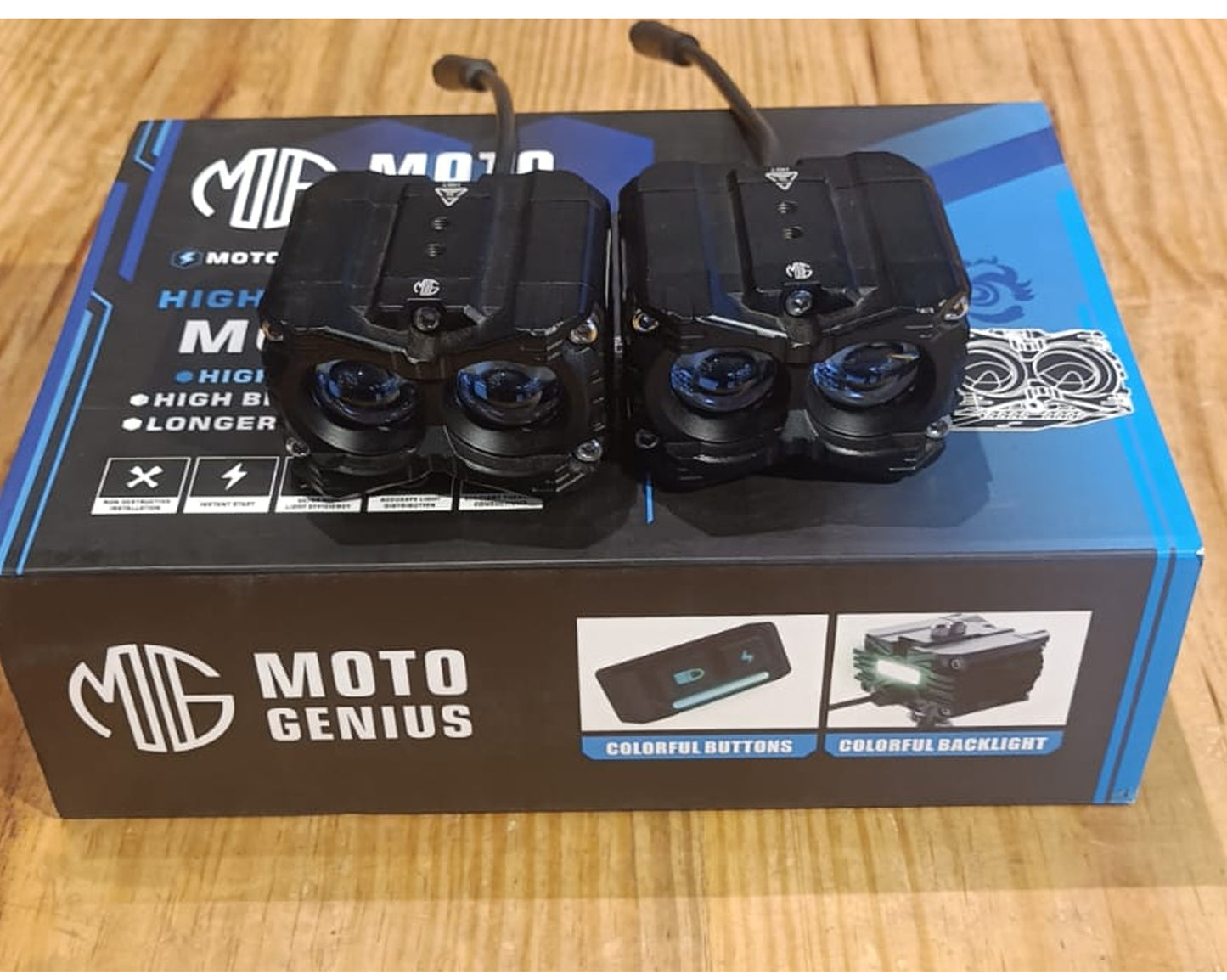 FOG LIGHT MK2 HIGH POWER SOPTLIGHT FOR UNIVERSAL MOTORCYCLE