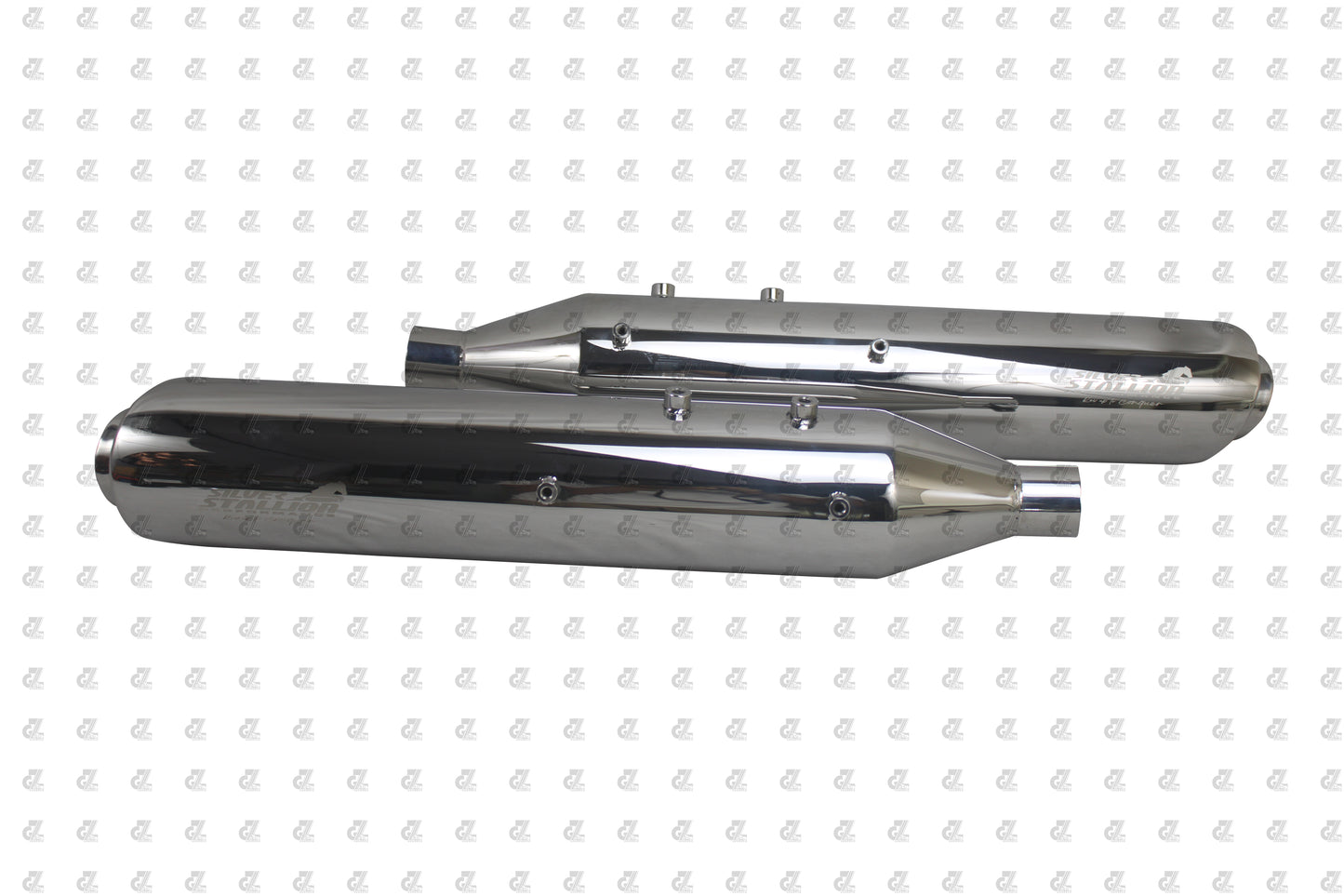 Silver Stallion Performance Silencer Exhaust Silver For Royal Enfield Classic 650