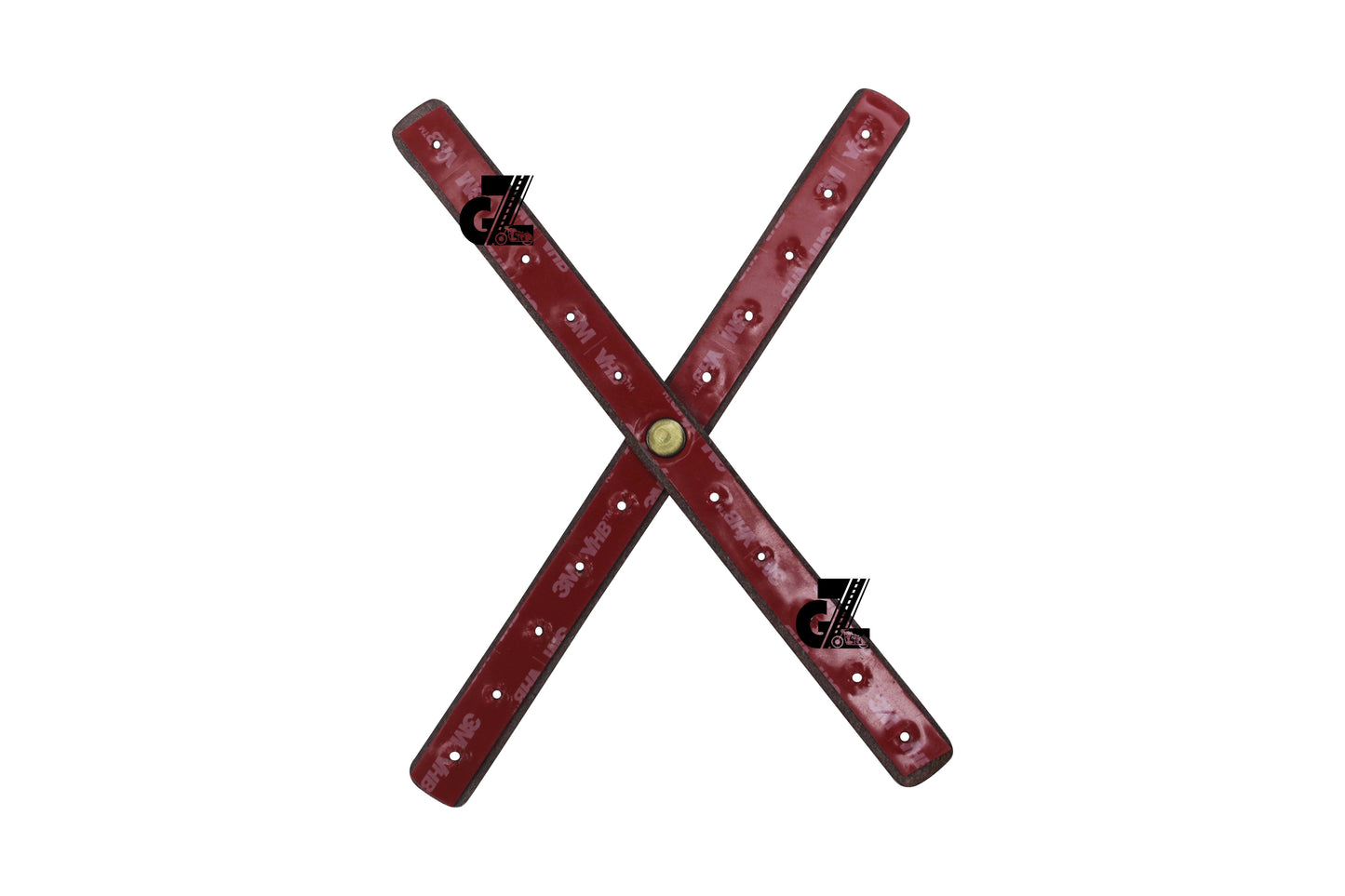 Dark Brown Leather Sticker Head Lamp X Perforated & Handgrip Straps Pair Fit For Triumph Speed & Scrambler 400