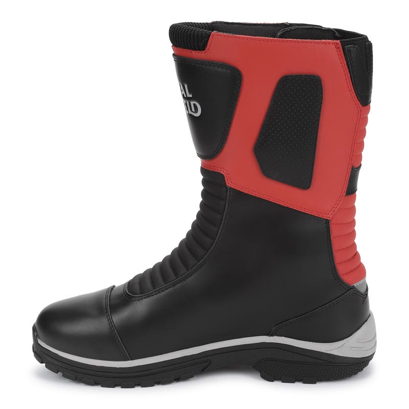 ROYAL ENFIELD E 39 MID RISE RIDING BOOT RED