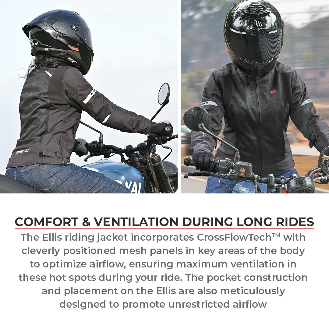 ELLIS WOMEN’S STREET MESH RIDING JACKET