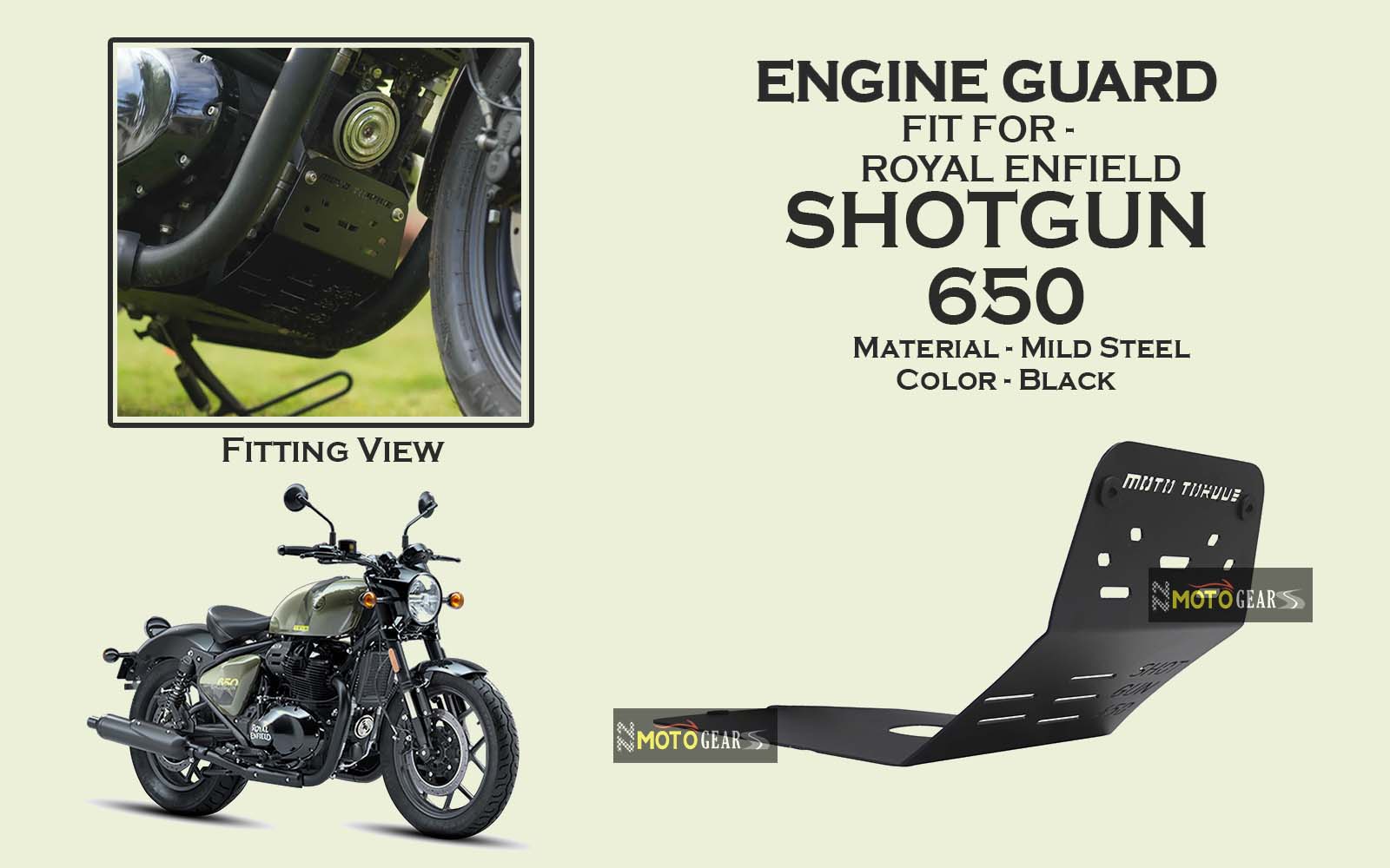 MOTO TORQUE ENGINE GUARD FOR SHOTGUN 650