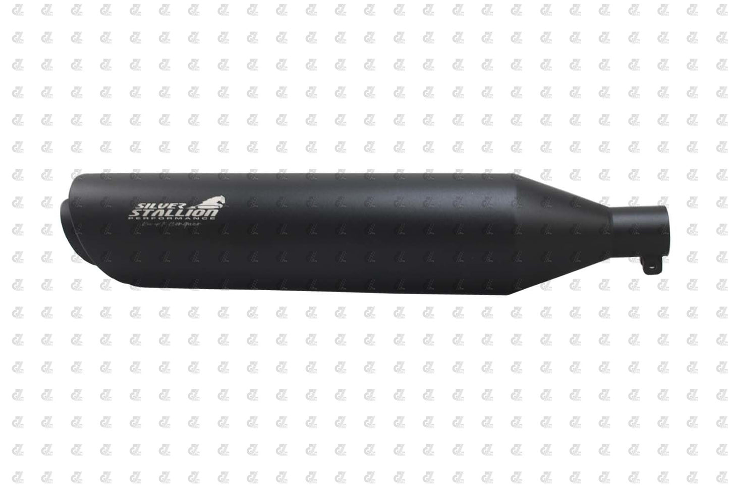 Silver Stallion Performance Silencer Exhaust Black For Royal Enfield Classic Goan 350