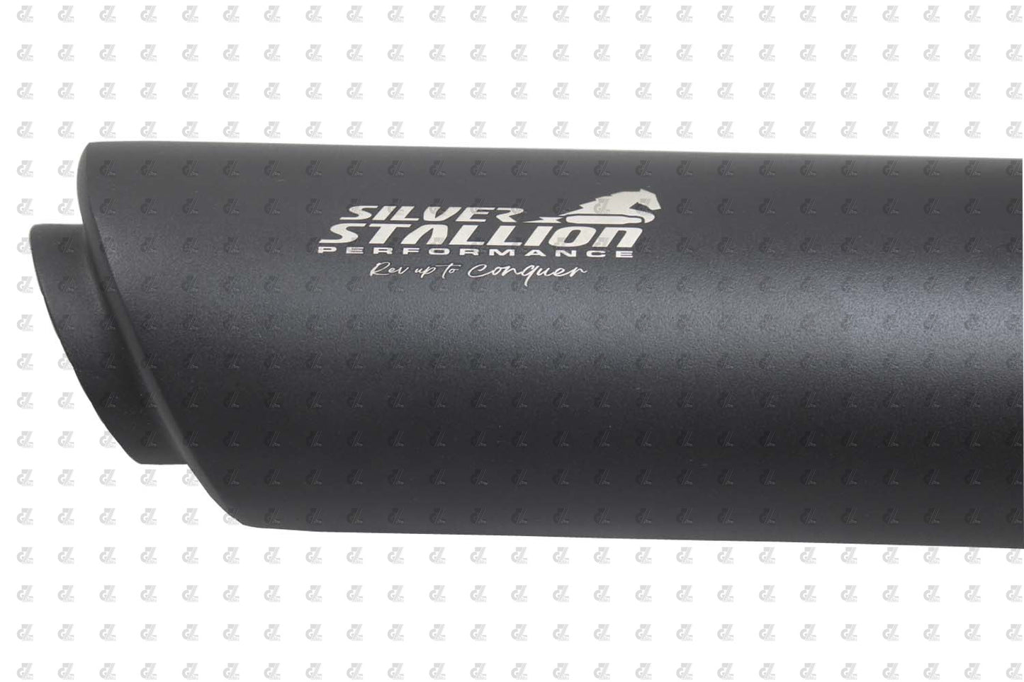 Silver Stallion Performance Silencer Exhaust Black For Royal Enfield Classic Goan 350
