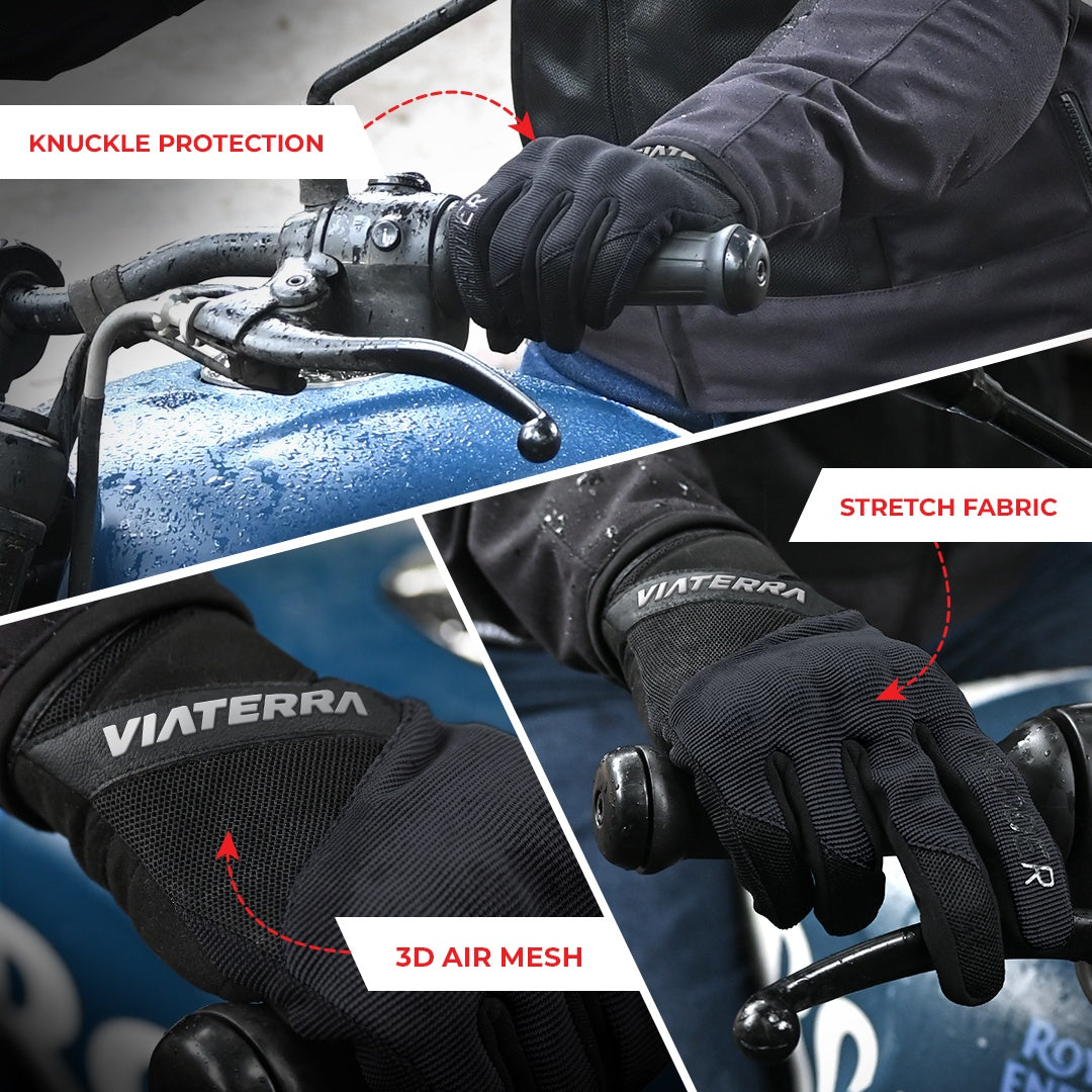 FENDER DAILY USE MOTORCYCLE GLOVES FOR MEN