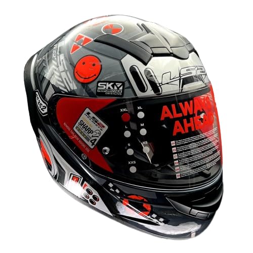 LS2 FF352 ROOKIE BIG ONE GREY HI VIZ ORAGNE HELMET