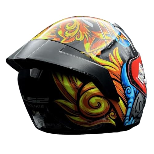 LS2 FF352 ROOKIE FOO DOG BLACK YELLOW HELMET