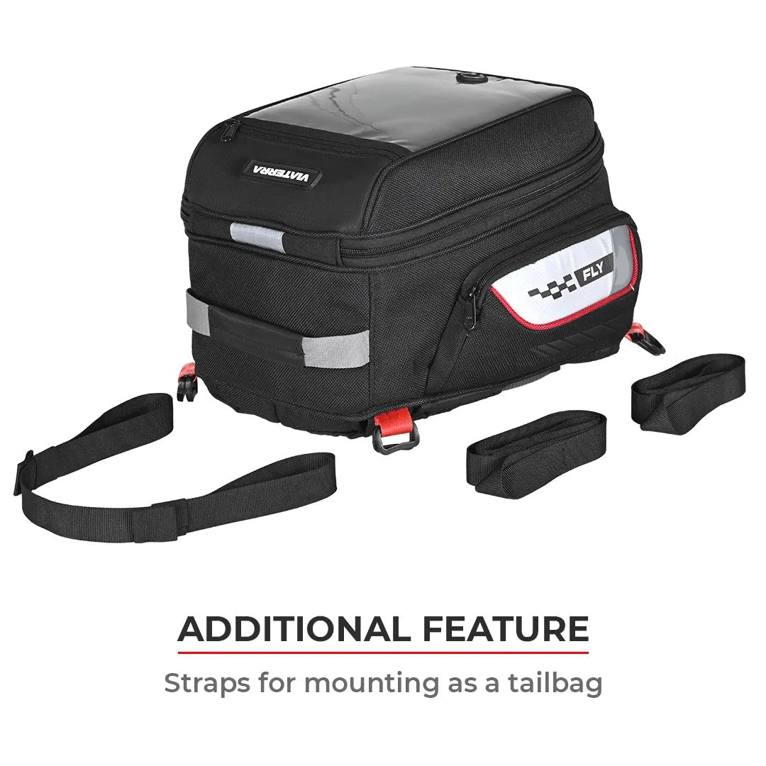 VIATERRA FLY MAGNETIC MOTORCYCLE TANK BAG MAGNET BASED