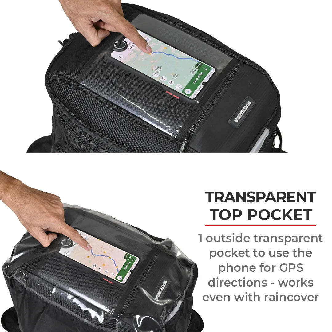 VIATERRA FLY UNIVERSAL MOTORCYCLE TANK BAG (STRAP BASED)