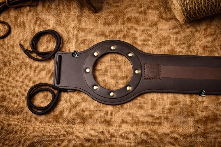 Genuine Leather Motorcycle Tank Strap For Jawa 42 Bobber