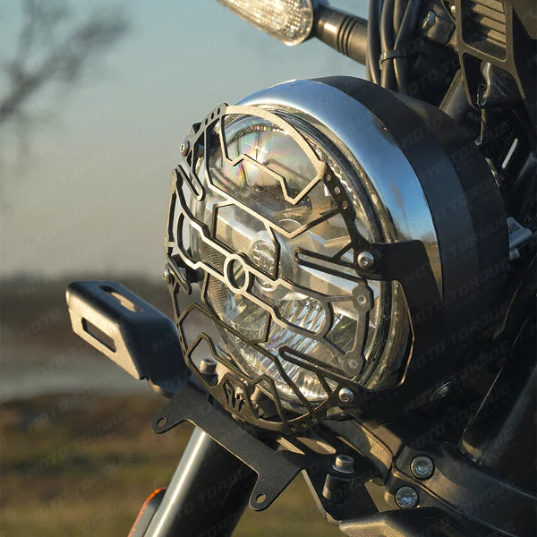 MOTO TORQUE HEADLIGHT GRILL FOR ROYAL ENFIELD BEAR 650