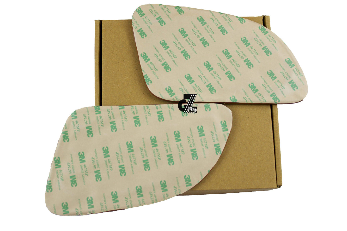 Leather Diamond Tan Tank Pad with Tan Thread Genuine Leather for Royal Enfield Continental Gt 650