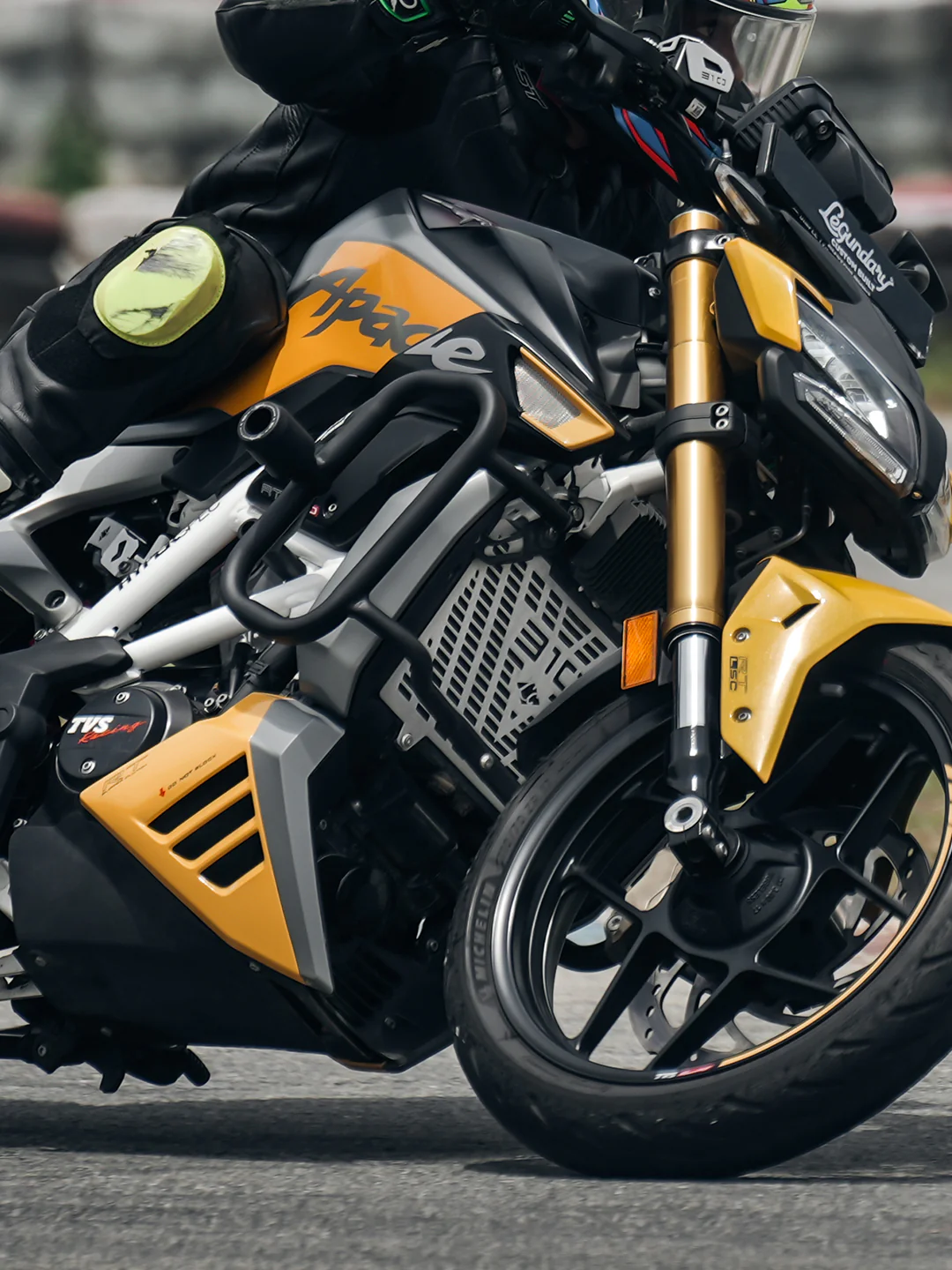 Legundary Thanos Crash Guard With Slider For TVS Apache RTR 310
