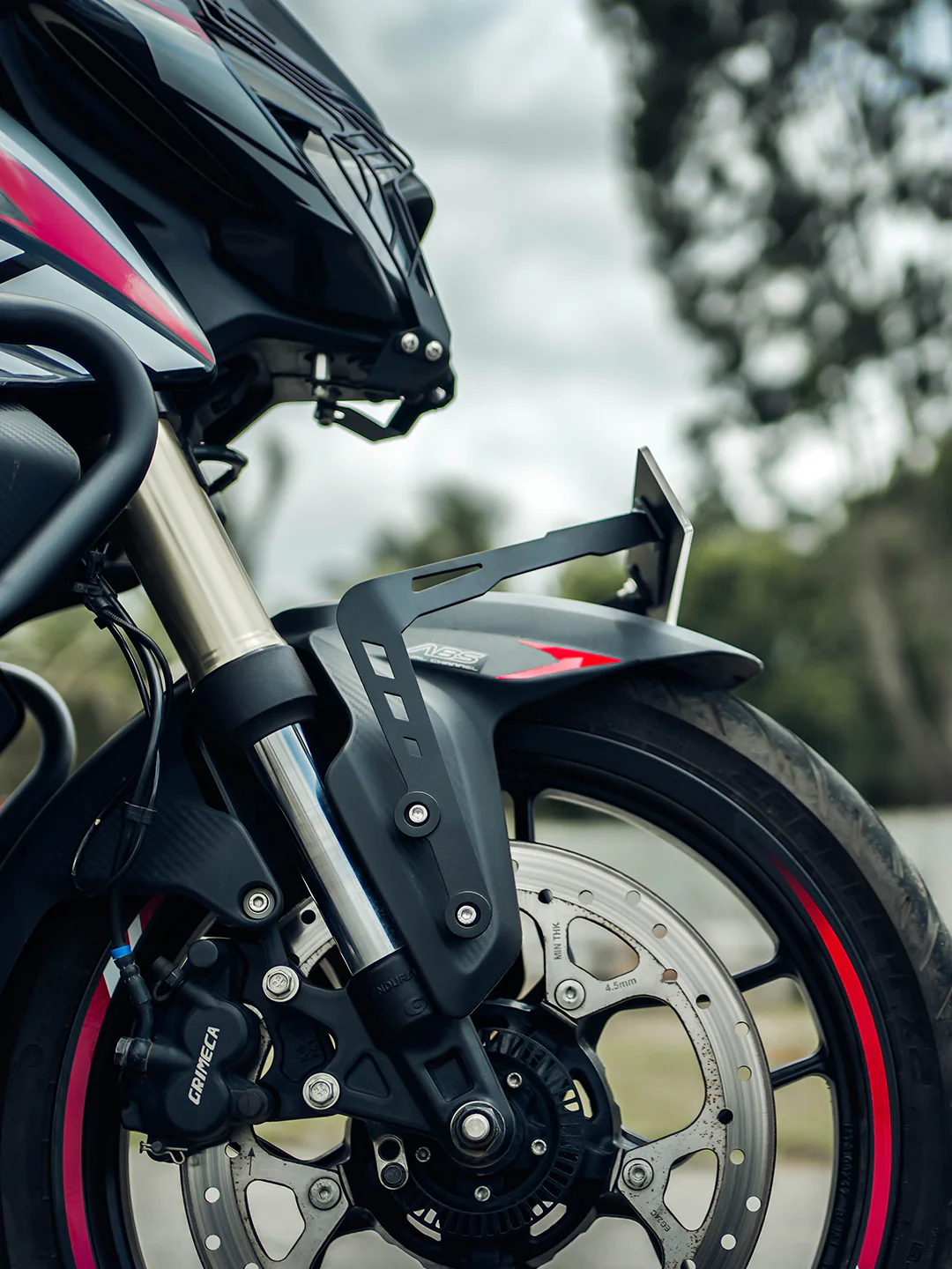 Legundary Brooch Number Plate Holder For Bajaj Pulsar NS400Z