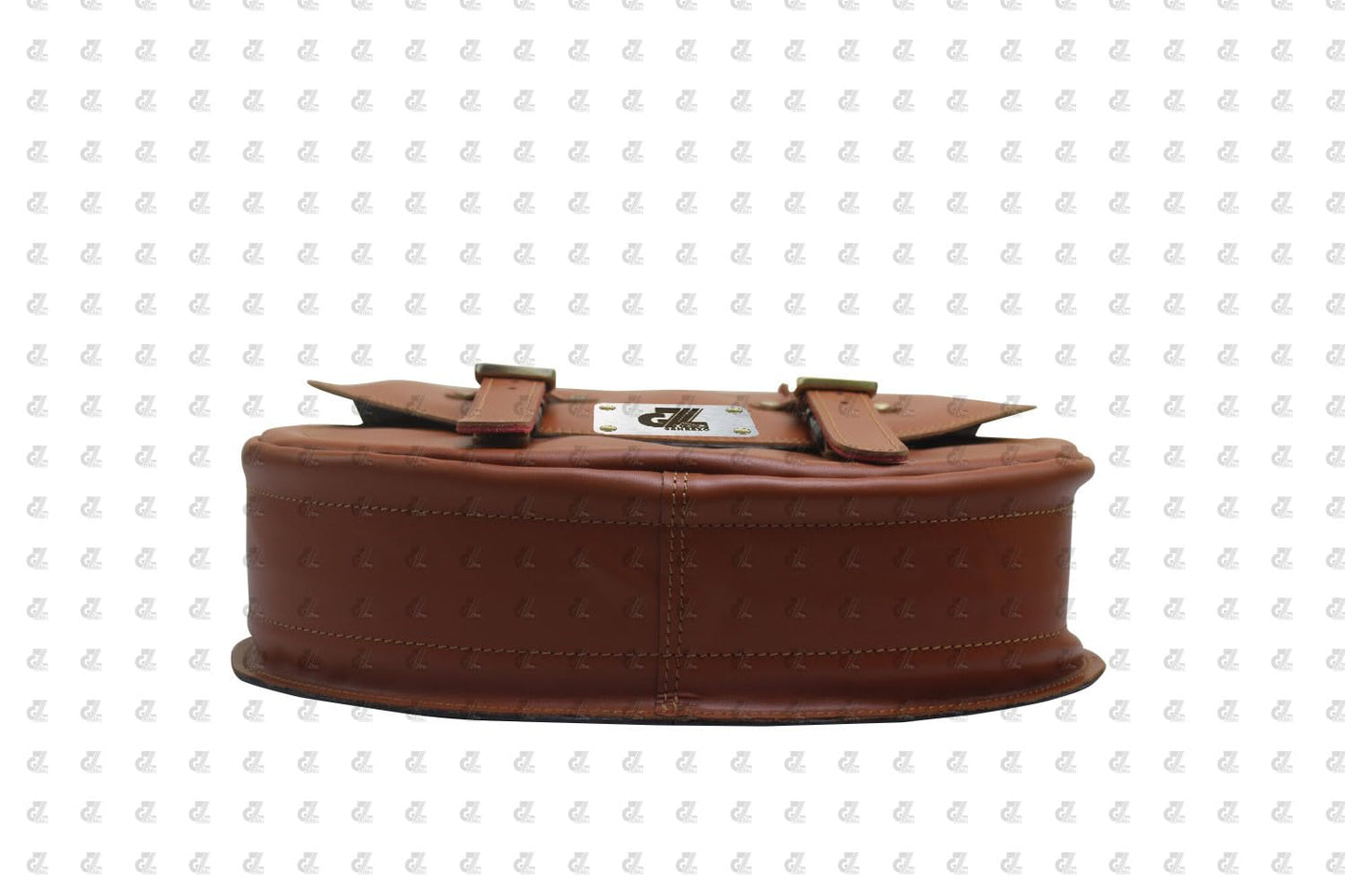 Leather Saddle Bag Tan Color with Saddle Stay Pair Hunter 350