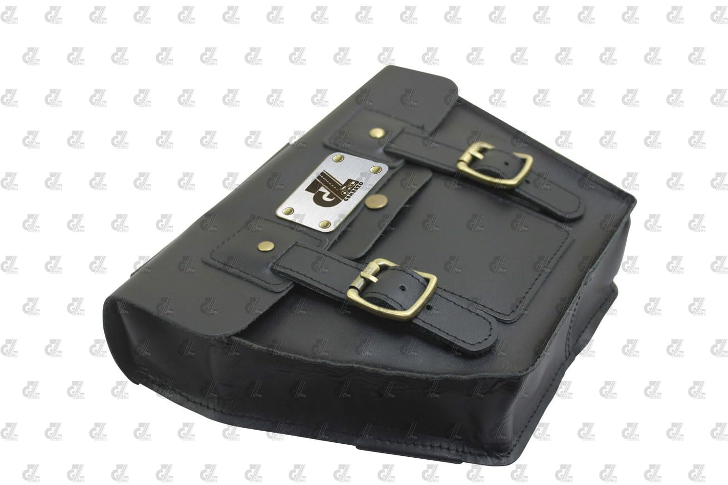 Leather Side Pannel Bag with Straps & Rain Cover for Royal Enfield Continental GT & Interceptor 650