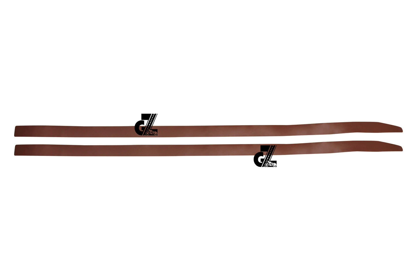 Leather Sticker Head Lamp X Perforated & Handgrip Straps Pair Tan For TVS Ronin, Hero Xpulse 200 210 Mavrick 440, Honda CB350 Hness CB350 CB350RS CB300R