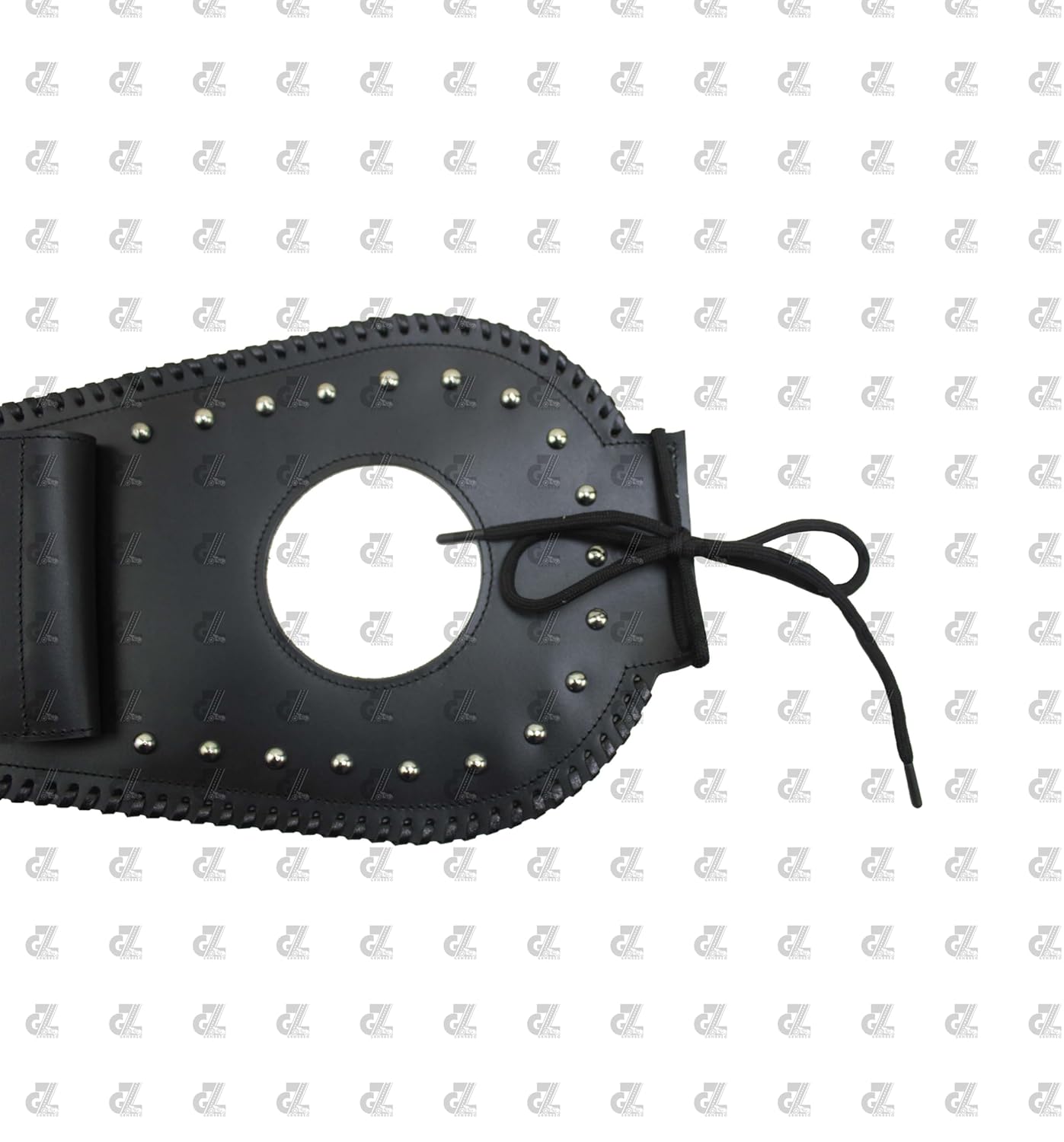 Leather Tank Strap Bag With Pouch Black for Royal Enfield Meteor 350