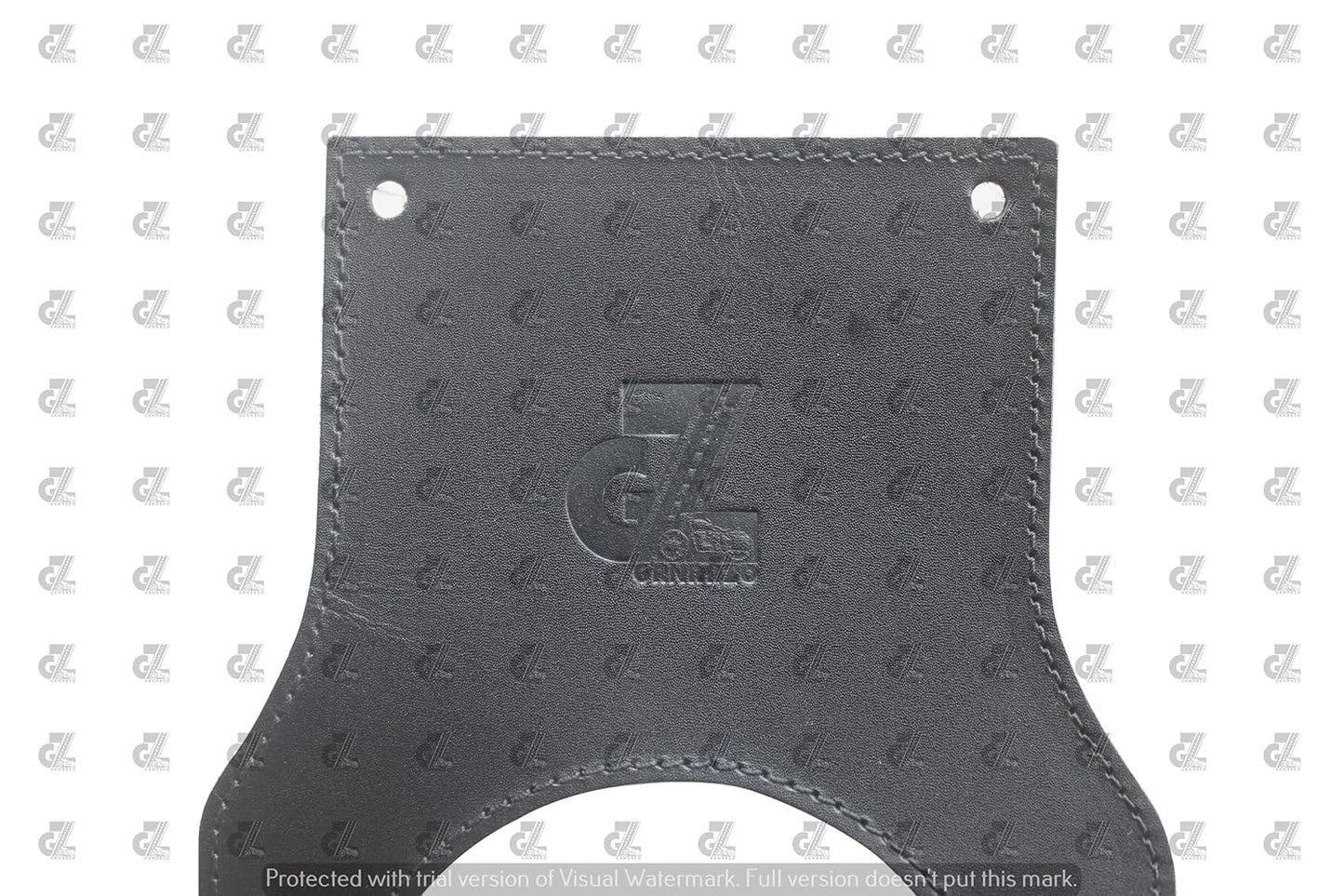 Leather Tank Strap Bag Black For Royal Enfield Meteor 350