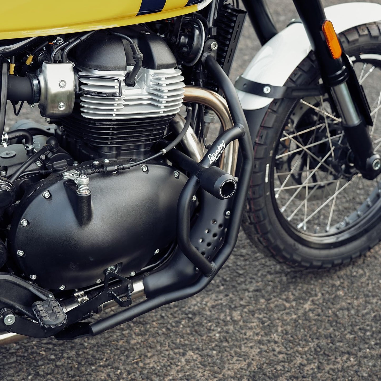 Legundary Thanos Crash Guard with Slider Black for Bear 650