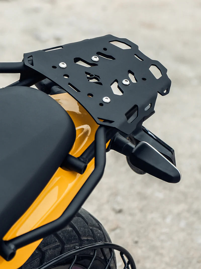 Legundary Gopher Luggage Carrier With Mild Steel Plate For Royal Enfield Guerrilla 450