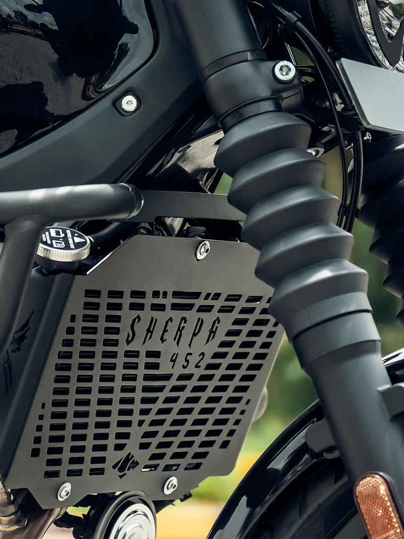 Legundary Sherpa Radiator Grill Mild Steel For Royal Enfield Guerrilla 450