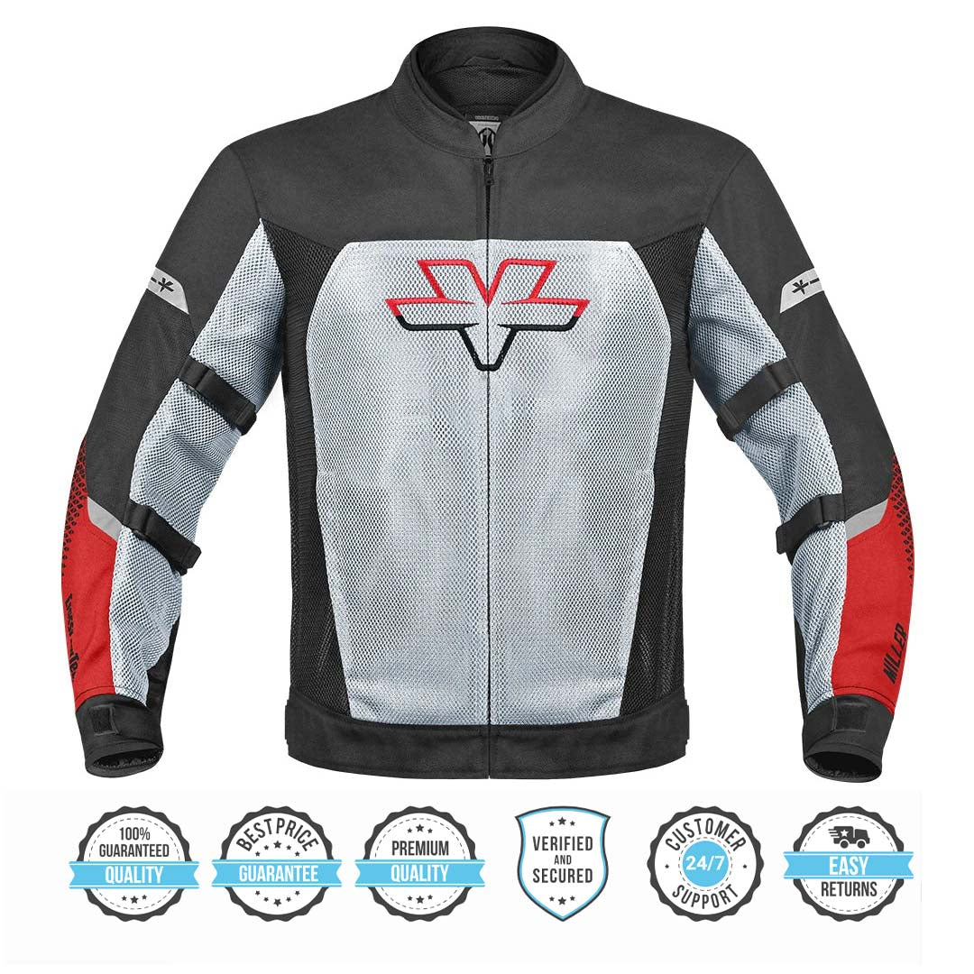 MILLER STREET MESH RIDING JACKET WITH LINERS