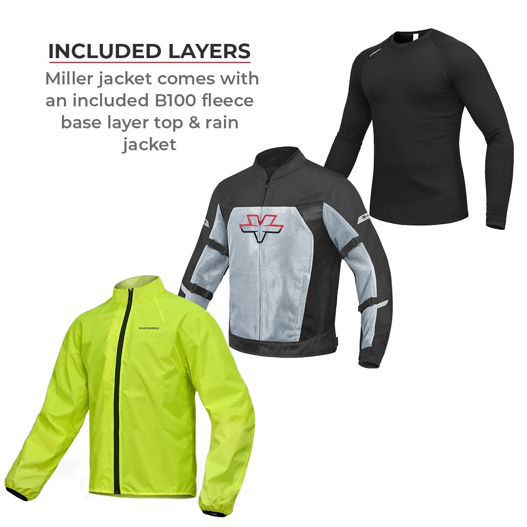 MILLER STREET MESH RIDING JACKET WITH LINERS