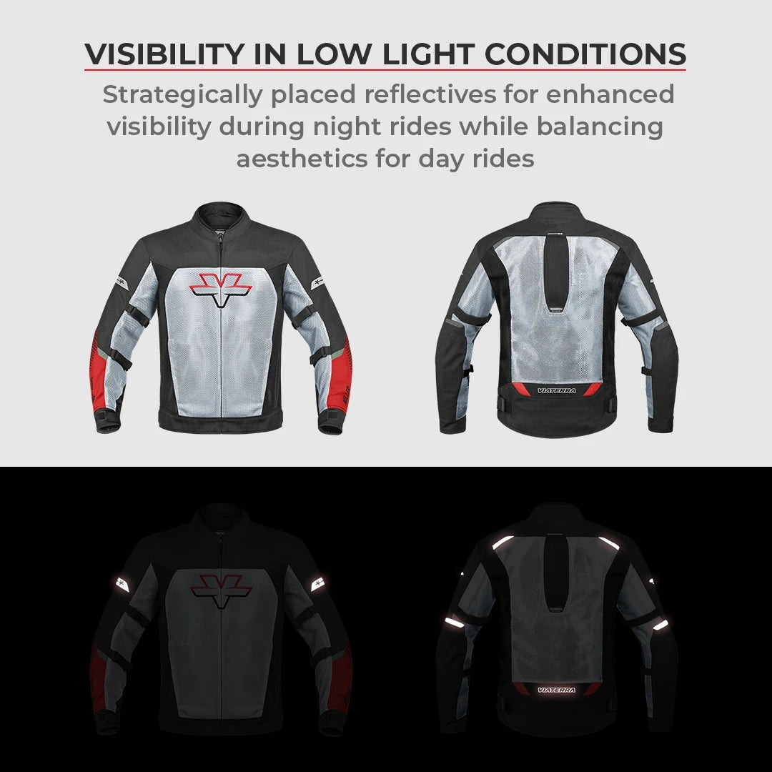 MILLER STREET MESH RIDING JACKET WITH LINERS
